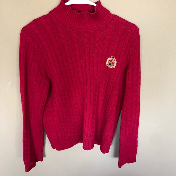 ⚡️SOLD Vintage RL Red Knitted Turtleneck - Picture 2 of 6